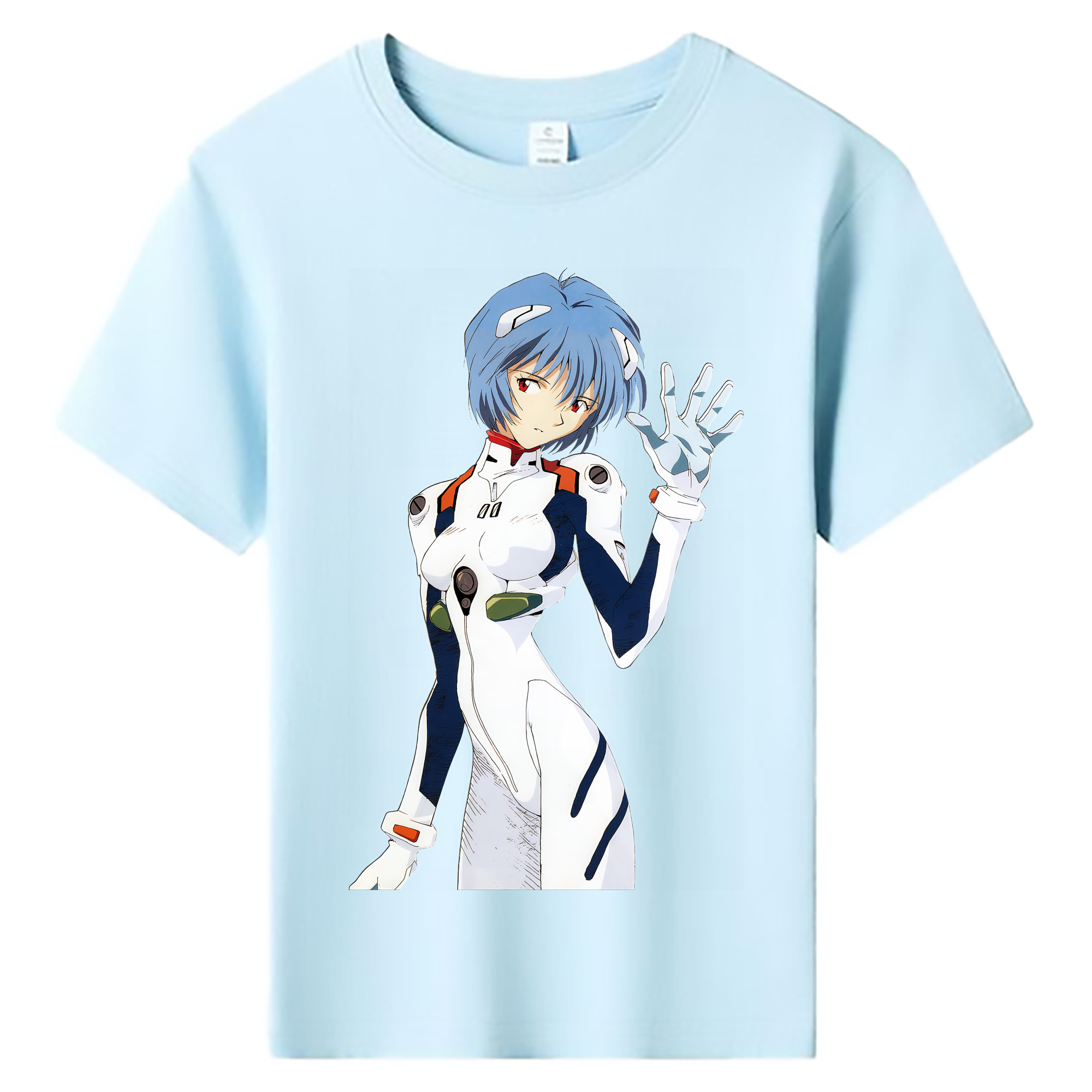 （画像用） EVA 新世紀エヴァンゲリオン 綿100％キッズTシャツ（フロントプリント）